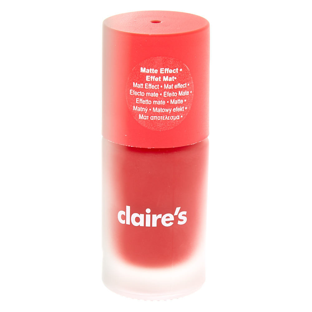 Vernis à ongles rouge effet mat